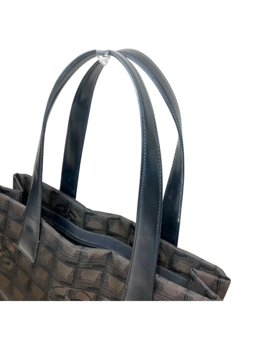 Chanel Tote PM New Travel Line Canvas Leather